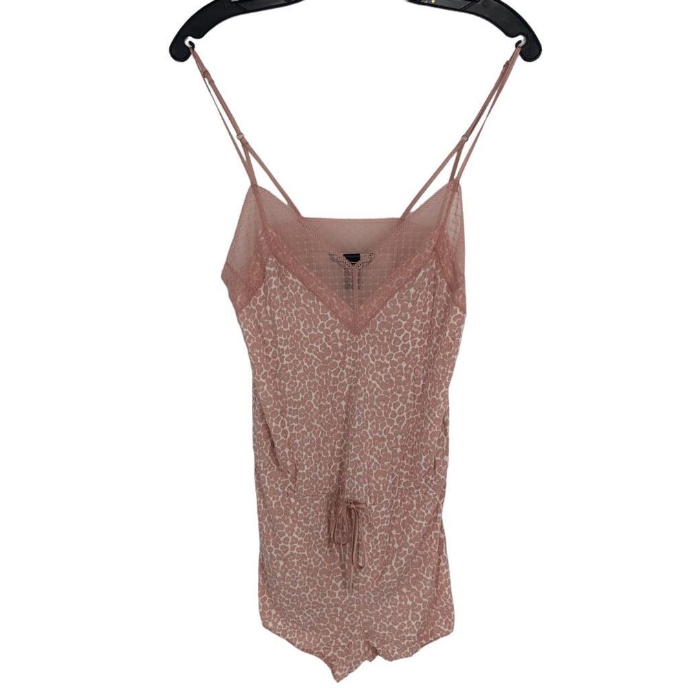 Victoria’s Secret One piece Pink Animal Print Sleeper Size XS
